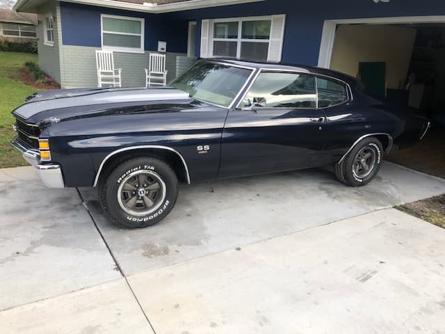 1971 Chevrolet Chevelle SS Hardtop in Midnight Blue